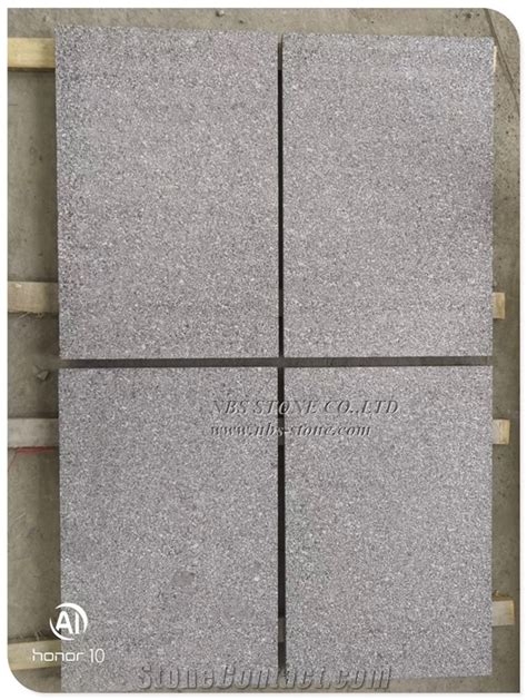 Padang Dark Grey G654 Granite Tile Flamed G654 From China