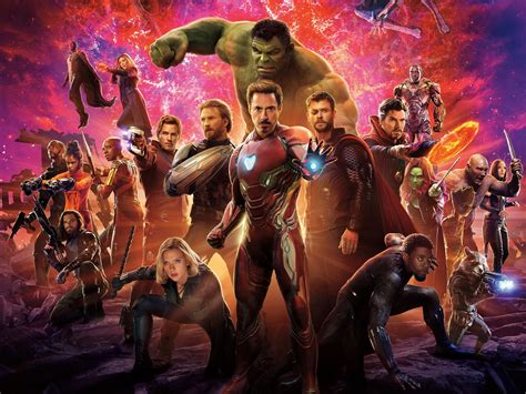 Fondos de pantalla Avengers 3 Infinity War película de Marvel 2018