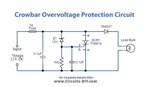 Crowbar Overvoltage Protection Circuit