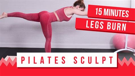 15 Min LEGS Pilates Sculpt Workout At Home YouTube