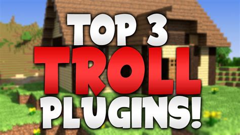 Minecraft Saturday Top 3 TROLL Plugins YouTube