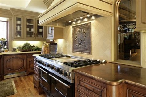 Copper countertops – gorgeous kitchen countertops with a noble sheen