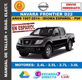 Manual De Taller Nissan Frontier Navara D Espa Ol Incluye