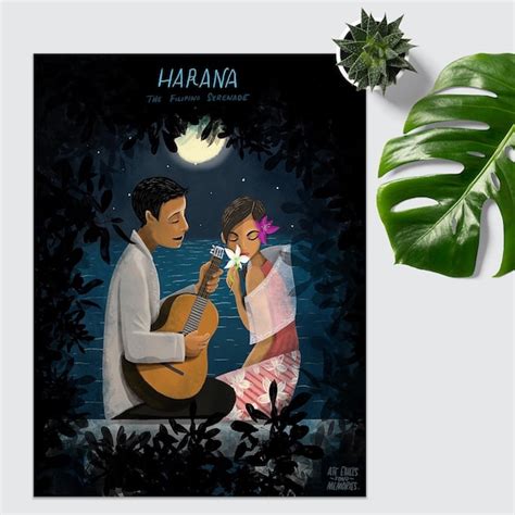 Harana Filipino Serenade Filipino Art Tagalog - Etsy