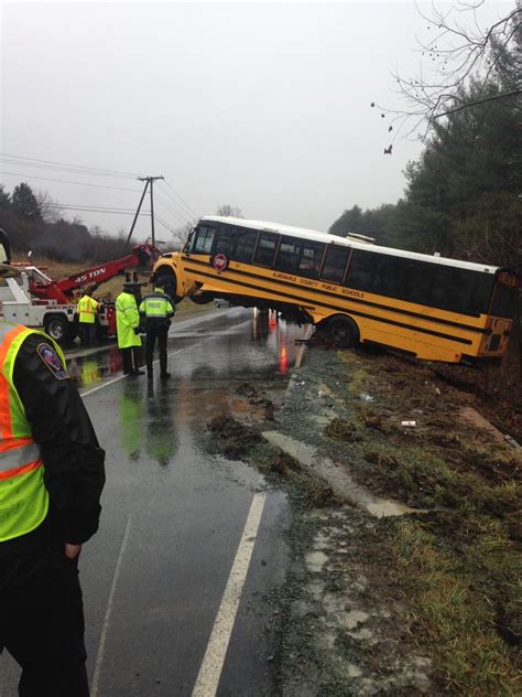 Albemarle School Bus Driver Charged After Crash Off U S 250 No