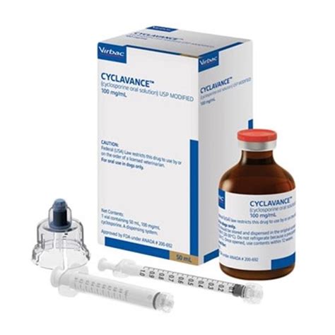 Cyclavance Cyclosporine Oral Solution 100 Mgml For Dogs Allivet