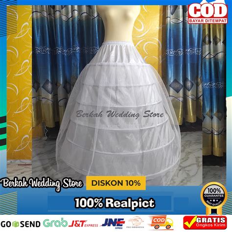 Jual Petikut Petticoat Pertikut Pengembang Gaun Ring Plus Tile