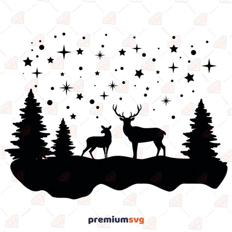 Deer Scene Svg | ubicaciondepersonas.cdmx.gob.mx