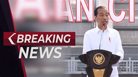 BREAKING NEWS Presiden Jokowi Resmikan Sodetan Kali Ciliwung YouTube