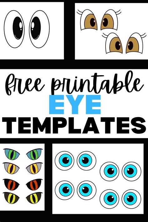 Free Printable Eye Template for Crafts