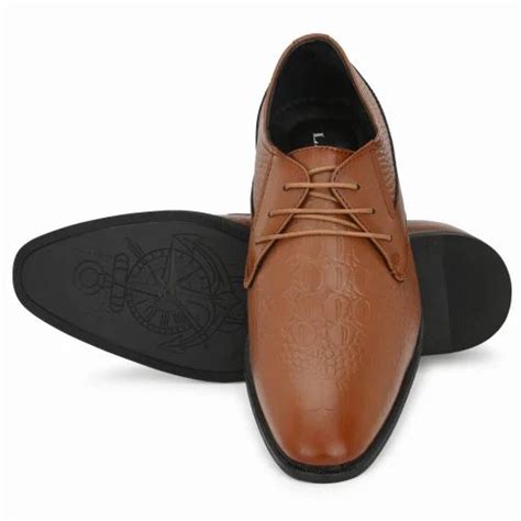 Men Tan Derby Formal Solid Leather Shoes At Rs 460pair In Agra Id