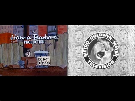 Combo Closing Logos Hanna Barbera MGM Television 1961 YouTube