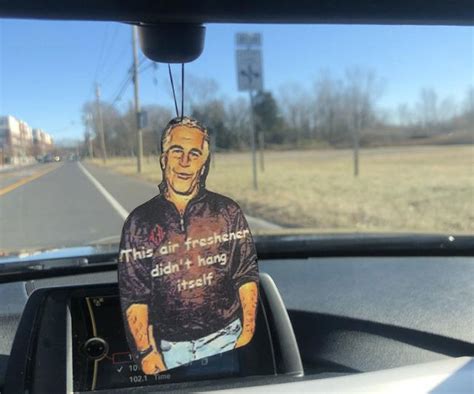 Jeffrey Epstein Hanging Air Freshener