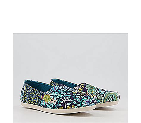 Toms Alpargata 30 Espadrilles Turqouise Elm House Liberty Womens