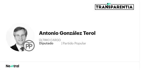 Conoce el salario público de Antonio González Terol Transparentia