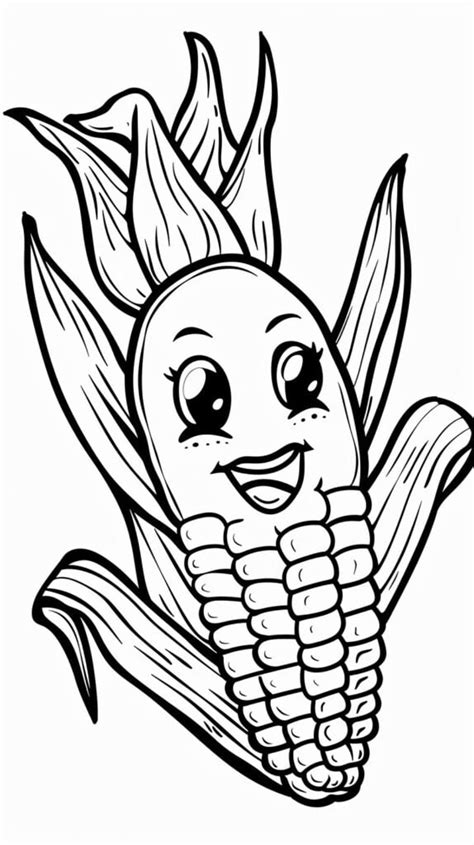 Elote Para Colorear Im Genes Divertidas En L Nea