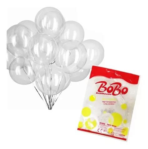 Paquete Globos Burbujas Bobo O Cm Pvc Transparente Env O Gratis