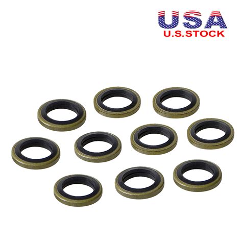 Mm Steel Banjo Bolt Sealing Washer For Harley Oem Ebay