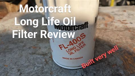 Motorcraft Used Long Life Oil Filter Review Youtube