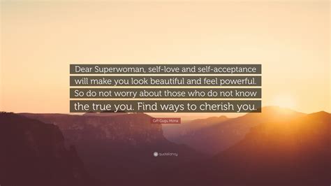 Gift Gugu Mona Quote Dear Superwoman Self Love And Self Acceptance