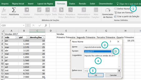 Criando E Alterando Um Intervalo Nomeado No Excel Ana Pedretti