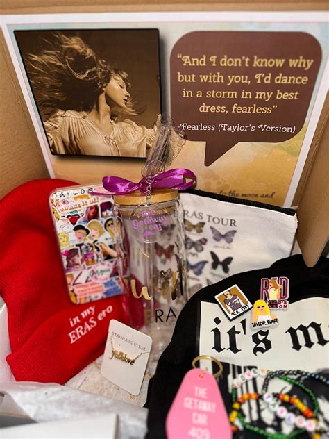 Taylor Swift Surprise Mystery Box Ts Inspired Swiftie T Box Bundle