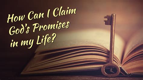 How Can I Claim God S Promises In My Life YouTube