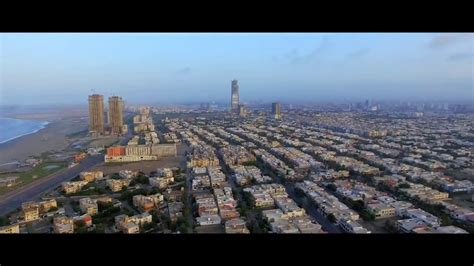 Karachi City 2017 Beach And Clifton Drone Camera Recording Youtube