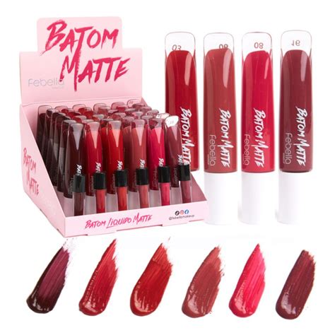 Febella Batom Liquido Matte Bm B Box C Und