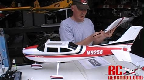 Nitroplanes FMS Sky Trainer Cessna 182 BUILD Video YouTube