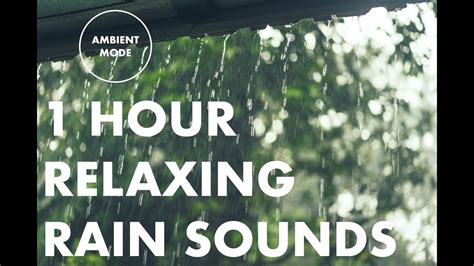 Beautiful Relaxing Rain Sound Hour Meditation Music Stress And