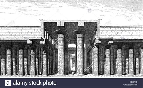 Karnak Temple Egypt Reconstruction Stock Photos Karnak Temple In