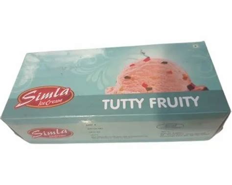 Simla Pink 750 Ml Tutti Frutti Ice Cream Brick At Rs 100 Box In