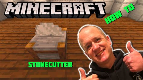 How To CRAFT And USE A STONECUTTER In Minecraft YouTube