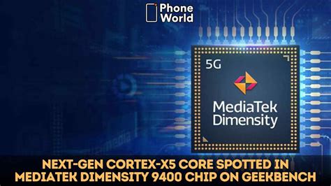 Mediatek Dimensity Cortex X Core Leaked On Geekbench