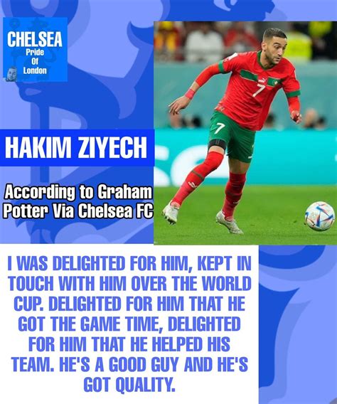 Frank Khalid OBE On Twitter Graham Potter Talking About Hakim Ziyech