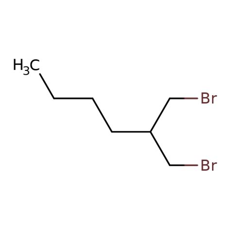 1 Bromo 2 Bromomethyl Hexane 3D DBA14806 CymitQuimica