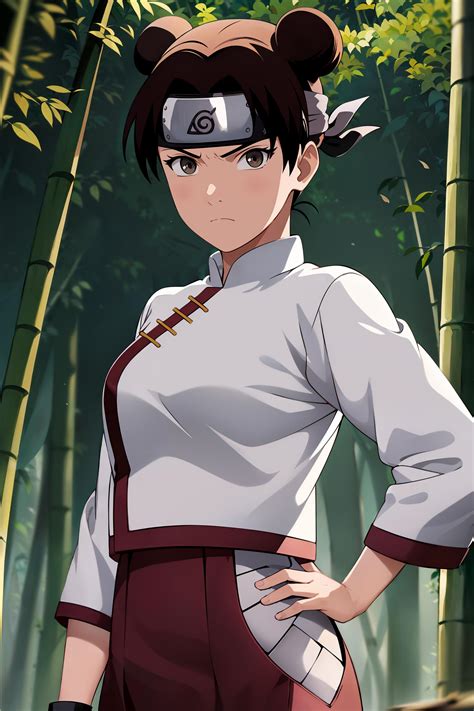 Ai Art Lora Model Tenten Naruto Pixai