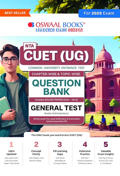 Oswaal Cuet Ug Common University Entrance Test Chapter Wise