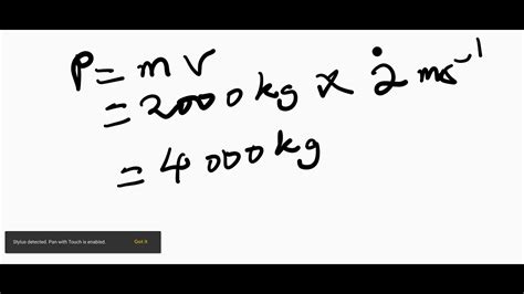 Calculating Momentum Physics Grade 12 Lessons Youtube