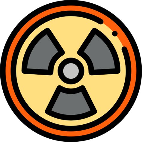 Nuclear Detailed Rounded Lineal Color Icon