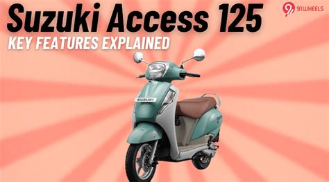 Suzuki Access 125 Key Features Digital Console Bluetooth And More