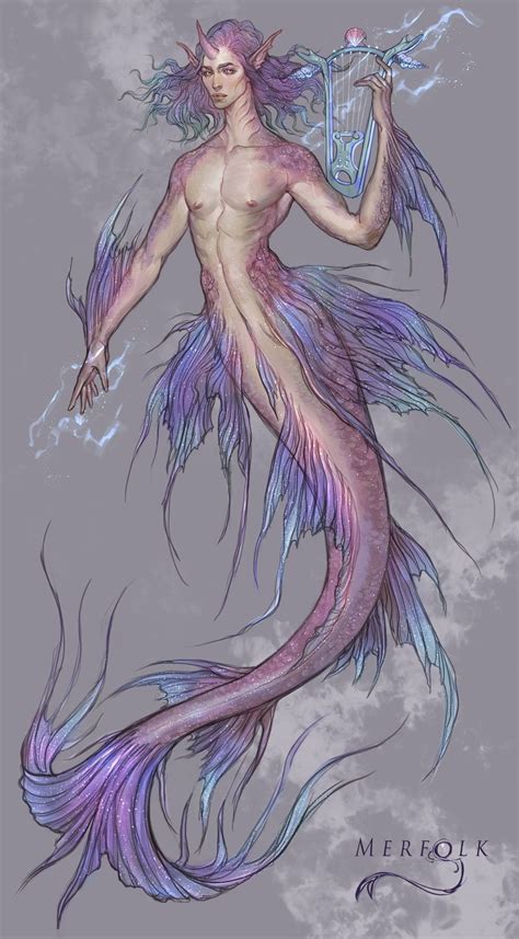 Merfolk Concept Art Naz Nemati Merfolk Concept Art Art