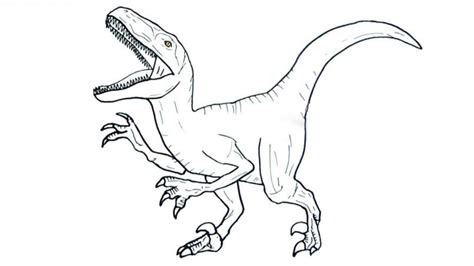 Jurassic World Owen Blue Coloring Pages Coloring Pages