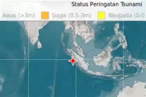 Bmkg Akhiri Peringatan Dini Tsunami Gempa M 7 3 Di Sumut Simak