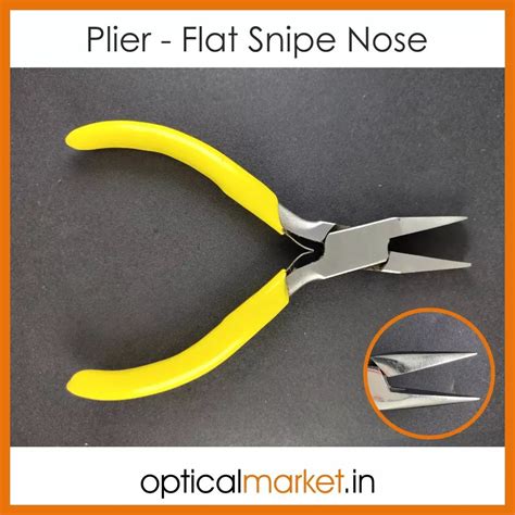 plier flat snipe nose optical market