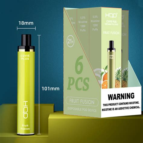 HQD Cuvie Plus 1200 Puffs Ice Mint HQD Vape Deutschland