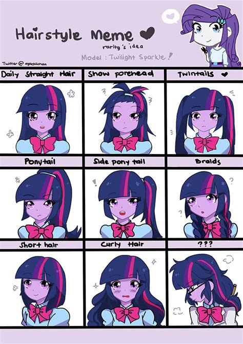 Alternate Hairstyle Artist Ayachiichan Equestria Girls