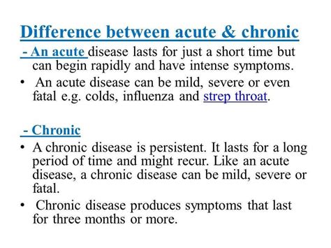 What Is Acute Disease Acute Diseases Diseases Club Center