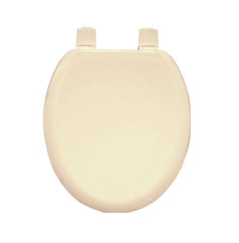 Bemis Soft Cream Moulded Wood 5000 Chicago Toilet Seat Ultra Fix Sta